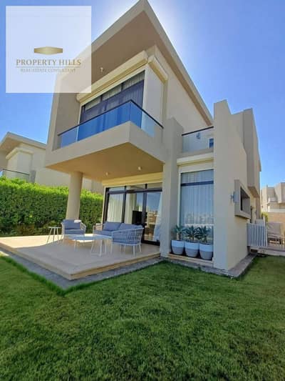 finished villa Azha NorthCoast on installments lagoon,sea view
