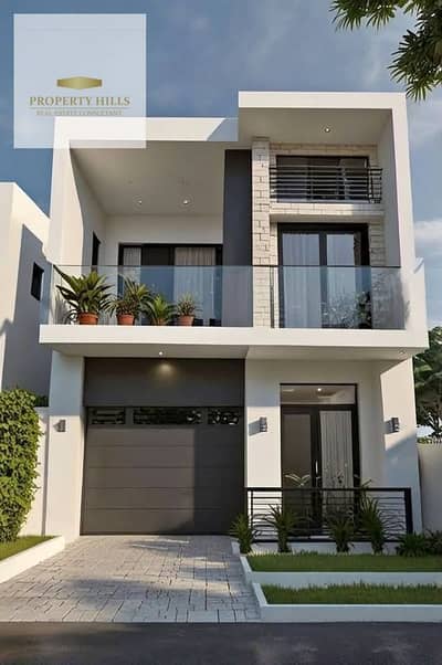 Double View Villa for sale in New Cairo at the lowest price in the market