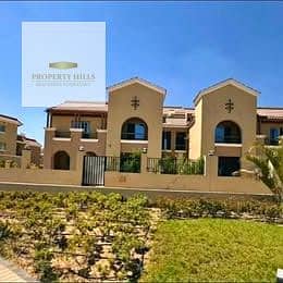 Villa for sale with a landscape view at the lowest price in the market, ready to move in