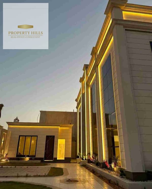VIP Palace for sale – Immediate delivery,1500 sqm in Hyde Park, New Cairo Close to Mivida, 90th Street, and AUC