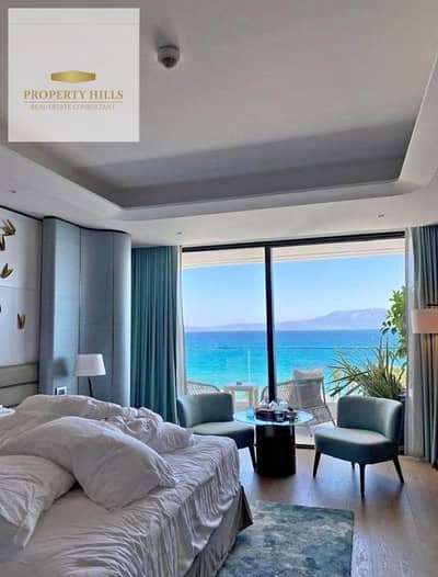 Corner villa sea view located in a distinctive Emirati village within the Ras El Hekma Triangle, fully finished with air conditioning and a kitchen, near La Vista, Fouka Bay, and Mountain View.