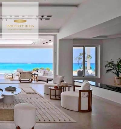 Standalone villa sea view located in a distinctive Emirati village within the Ras El Hekma Triangle, fully finished with air conditioning and a kitchen, near La Vista, Fouka Bay, and Mountain View.