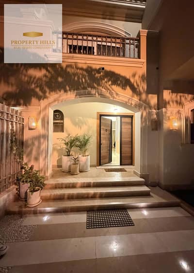 Fully finished twin villa with kitchen and external security cameras 316 m ready to move occupancy and viewing La Vista Compound Patio 5