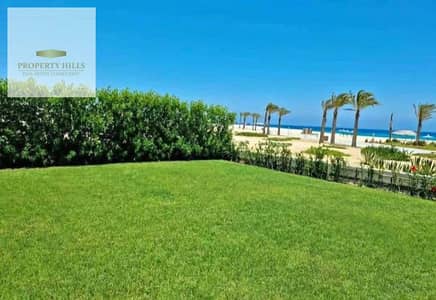 Ground floor chalet with garden, 4 bedrooms, fully finished to the highest quality standards, with only a 5% down payment and installments over 10 years, at Jefaira in Ras El Hekma.
