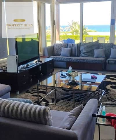 شاليه ارضي بجاردن بسعر لقطه Sea view متشطب بالكامل في سيدي عبدالرحمن جنب Amwaj