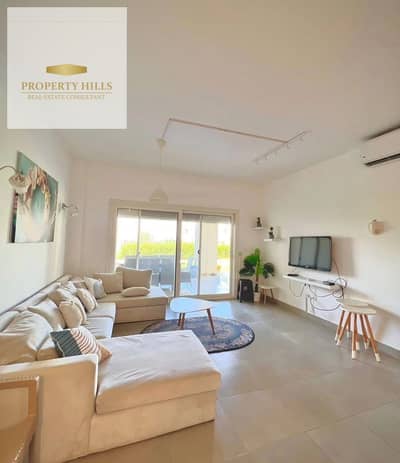 شاليه ارضي بجاردن بسعر لقطه Sea view متشطب بالكامل في سيدي عبدالرحمن جنب Amwaj