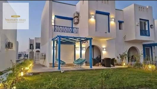 First row villa by the sea, immediate delivery in the North Coast, fully finished and ready for inspection.