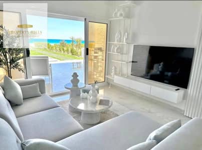 First row villa by the sea, immediate delivery in the North Coast, fully finished and ready for inspection.