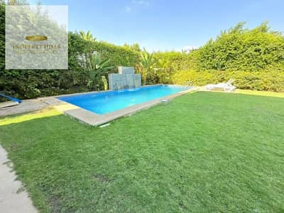 Villa for sale 392 meters in Taj City in a compound ready for immediate delivery fully finished with an internal elevator and an open view