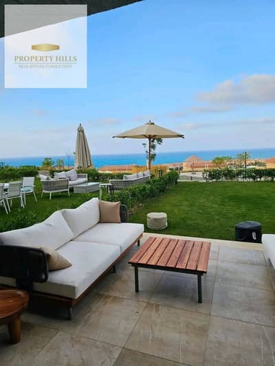 Villa for sale with a lagoon view directly in the hills of the northern coast, finished with a large area of 306 meters and a garden of 199 meters in the most distinguished location in Sidi Abdul Rahman, in installments over 10 years.