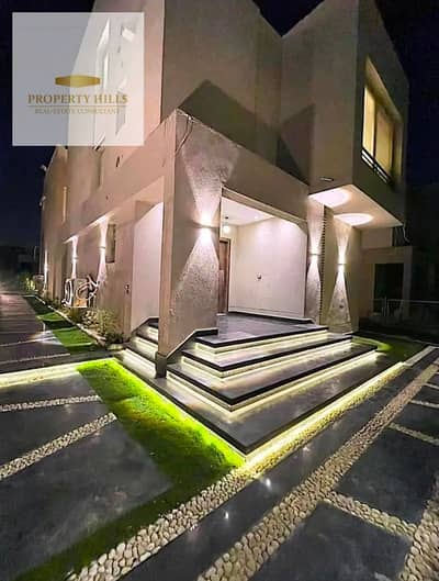 A distinctive villa that can be acquired immediately, fully finished and ready for immediate occupancy in Palm Hills for cash of 22 million