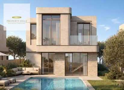 فيلا توين هاوس شامله جاردن 188 متر فيو لاندسكيب مميز  في The Hillage الشيخ زايد دقايق من اركان بلازا و مطار سفنكس الدولي