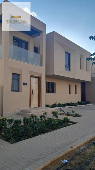 Townhouse villa immediate delivery, distinctive landscape view in VYE Sodic in front of The Estates and minutes from Sodic West