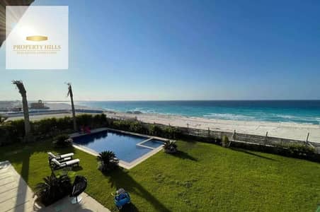 Villa for Sale | First Row Directly on the Sea & Marina  Ready for immediate delivery  Fully finished and furnished with ACs and appliances  Private l