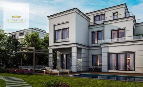 فيلا تاون كورنر شامله جاردن 205 متر فيو لاندسكيب مميز في  Naia West على وصلة دهشور بجوار Smart Village  و المتحف المصري