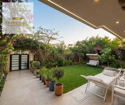 Town Corner Villa with a garden of 205 meters, distinguished view on the landscape in Sheikh Zayed, near the Dahshour link next to Smart Village and the Egyptian Museum