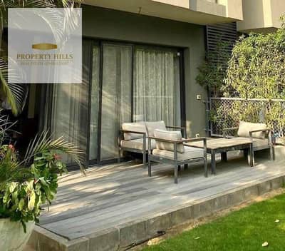 Duplex, a distinctive seafront view including landscaped gardens in Dejoya, Sheikh Zayed, with full services in front of Sphinx International Airport and minutes from Lebanon Square
