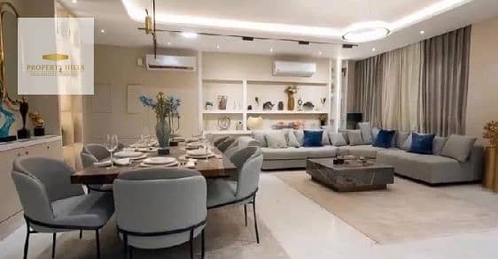 شقة للبيع برووف - استلام فوري بخصم يصل ل50% للكاش – أميز لوكيشن دقايق من الجامعة الأمريكية AUC في فيفث سكوير - المراسم - التجمع الخامس