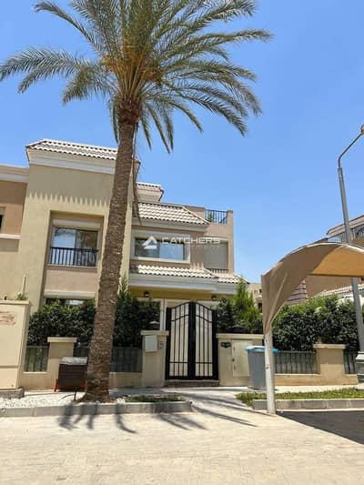 اخر كورنر S VILLA بنصف سعرها [ خصم 50% ] في كمبوند سراي بجوار مدينتي المستقبل سيتي For sale corner S Villa in Sarai Compound next Madinaty