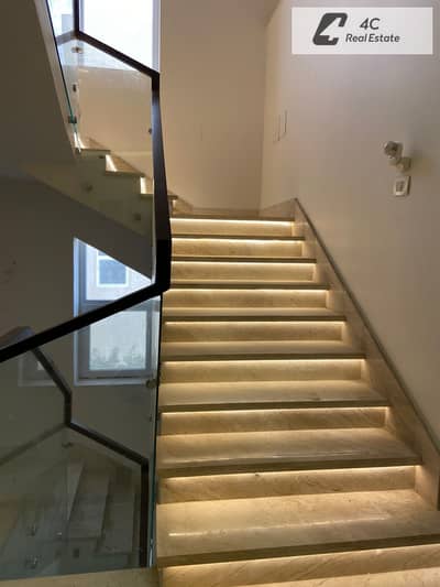 Lowest price twin house The Square Fifth Settlement, ultra super lux finishing, lowest price, open view landscape, ready to move in