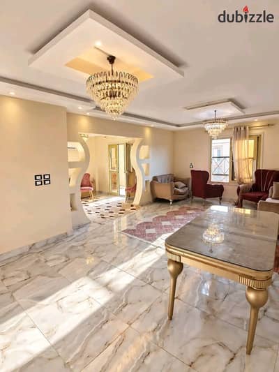 Apartment for sale in Al Rehab 1 Phase 1 160m Super Lux garden view move-in ready elevator access excellent price.