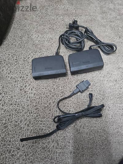 2 power Nintendo 64 + Av cable