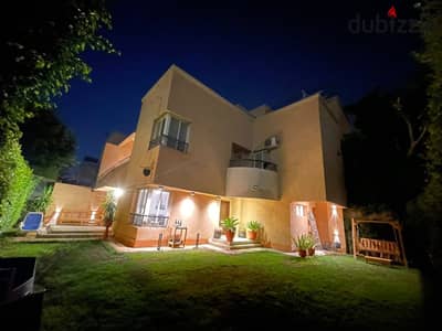 Villa for rent in Al Rehab fully furnished