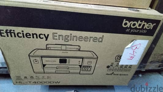 طابعة حبر من بروزر اتش ال T4000DW- بلون اسود، حقن للحبر جديدة زيرو