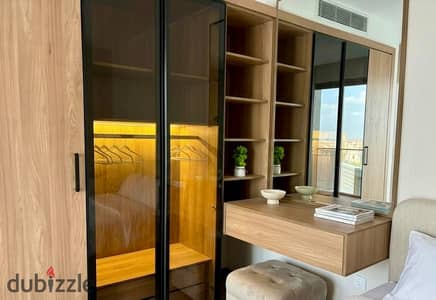Furnished Studio For Rent - Zed West Towers El Sheikh Zayed First Use