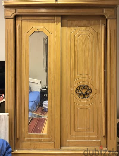 دولاب مقاس كبير 200cmx155cm خشب زان اصلي