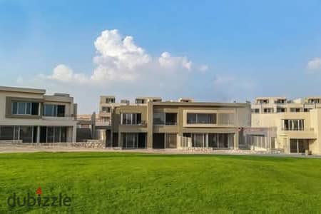 Twin House Villa direct on Golf ready to move in Golf Views Palm Hills near New Giza , The Crown & Swan Lake