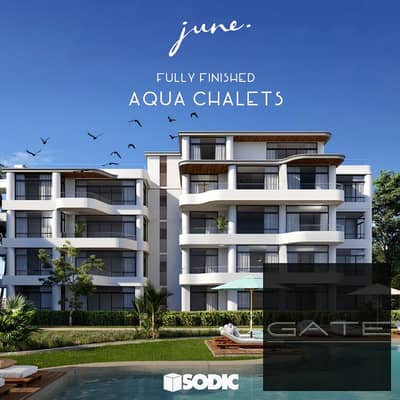 Corner Ground Chalet for Sale in June SODIC North Coast – Lagoon & Sea View