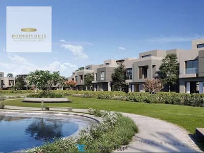 Quick Sale! Finished corner townhouse on Mohamed Bin Zayed Axis, in Hassan Allam’s villa-only compound.