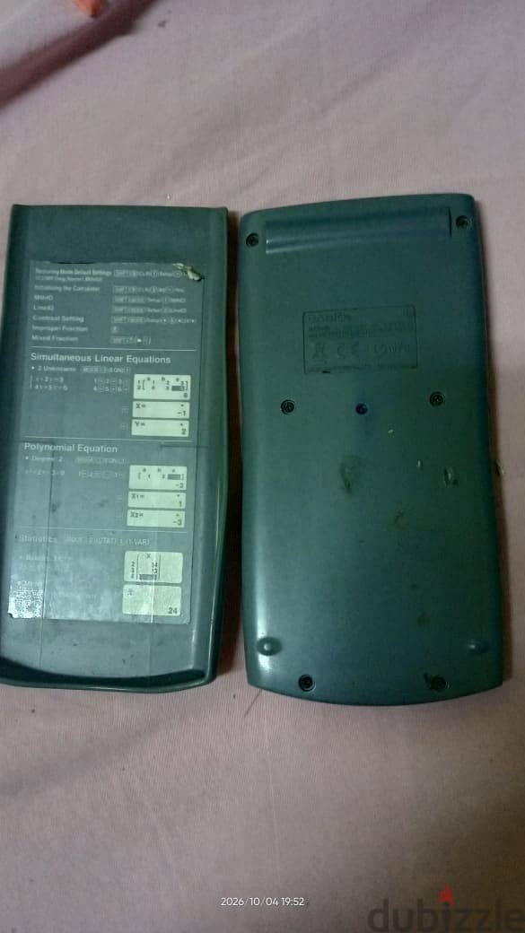 CASIO fx-500ES  & CASIO fx-95ES PLUS 4