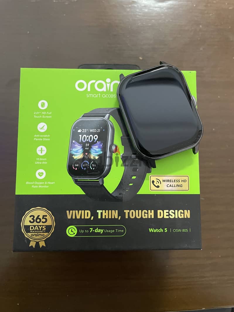 Oriamo watch 5 smartwatch - like new 3