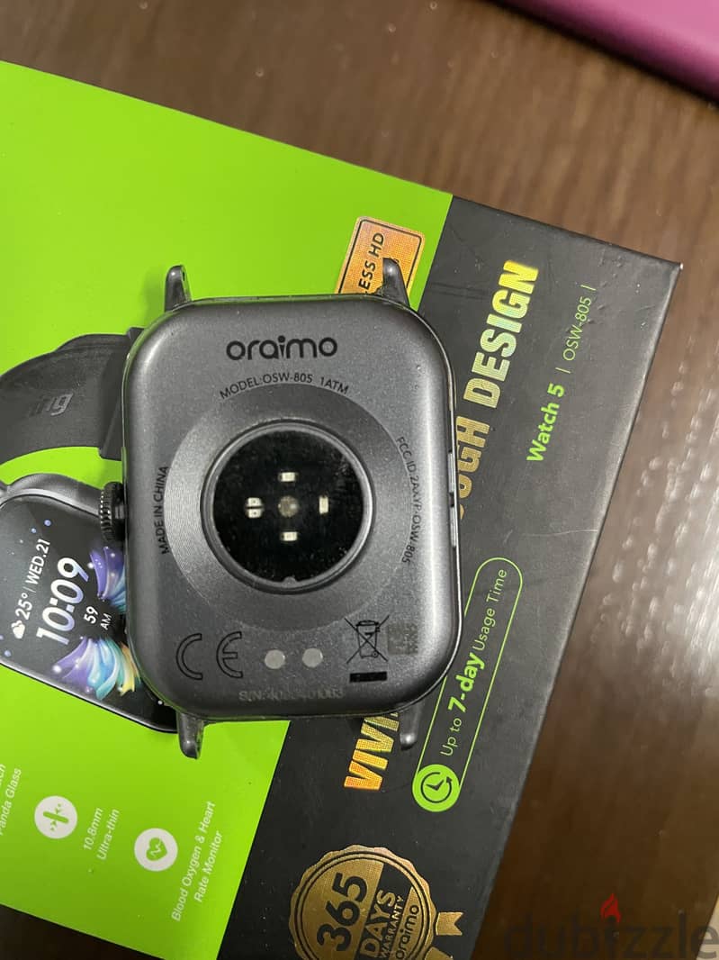 Oriamo watch 5 smartwatch - like new 6