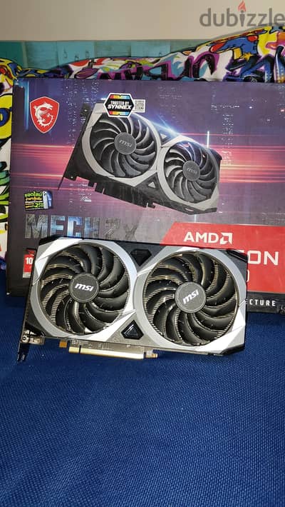 amd rx 6600 8 gb msi mexh 2x