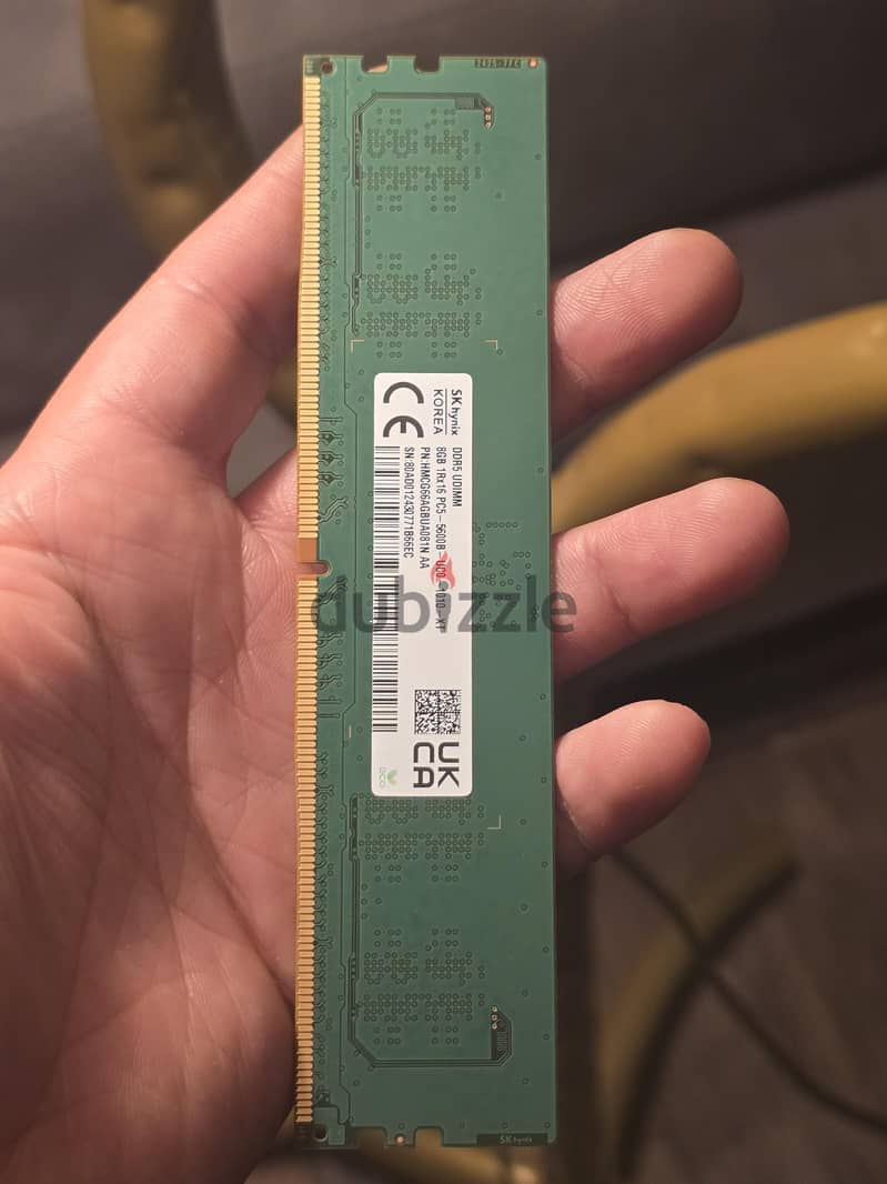 Ram DDR5 8 Gb 1