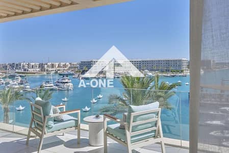 Chalet for sale in the best location in Marina 1 with an open view and 100% sea view at a price lower than the market in Marassi North Coast