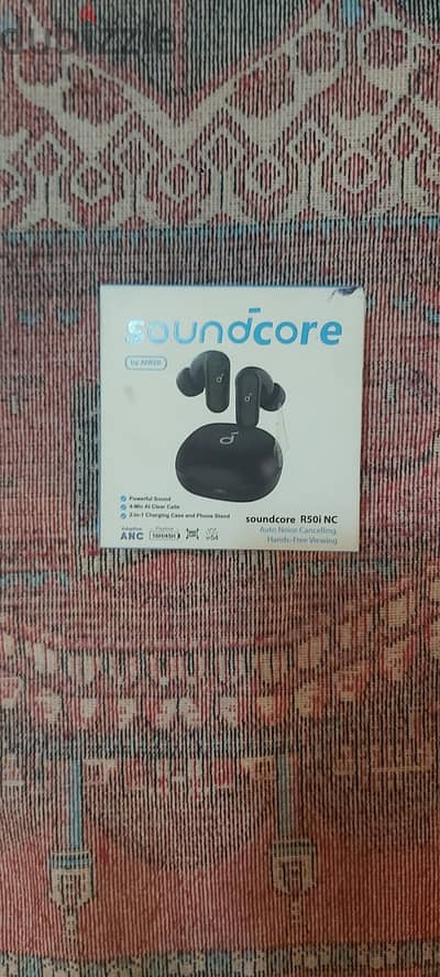 سماعة Saundcore R50i NC جديدة بحالة ممتازه