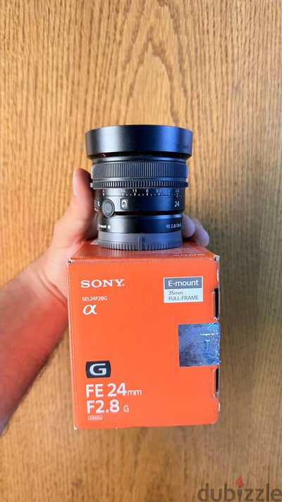 Fixed Lens sony 24mm g 2.8f fullframe