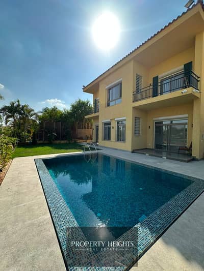 A luxurious standalone villa in the prestigious Allegria Compound, perfectly positioned on the 1st row of the golf course, offering stunning views, sp