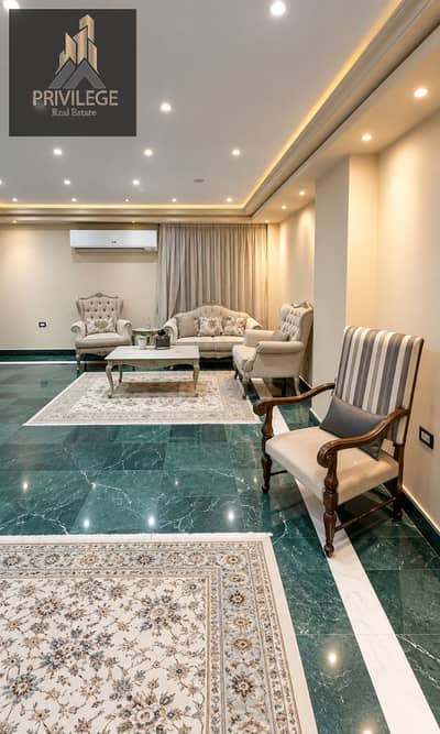 Furnished apartment for rent in Tijaan Compound 1 Zahraa El Maadi