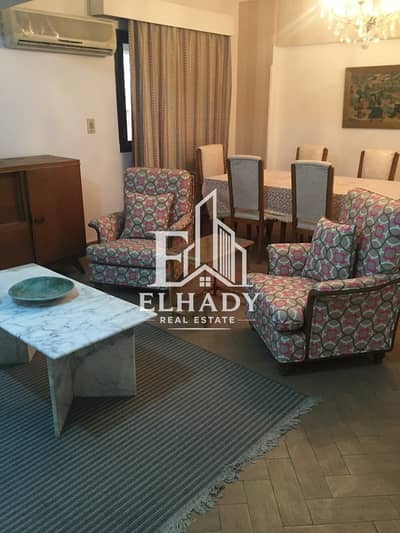 130m apartment for rent furnished in Zahraa El Maadi | in front of Al-Manar Language School