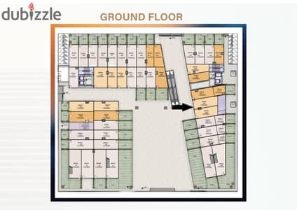 Ground-floor shop for sale on the plaza & main road in El Shorouk, next to Nile International School & French University, installments up to 6 years.