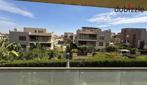 دوبلكس متشطب بفيو الأهرامات فى بيراميدز هايتس بجانب نيو جيزة وفندق حياة ريجنسى Pyramids Heights