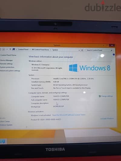 لابتوب توشيبا