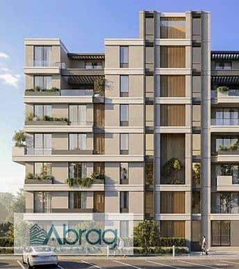 With a 10% down payment and installments over 10 years for sale an apartment in Compound Sky View 3 directly in front of Rabwa, Sheikh Zayed