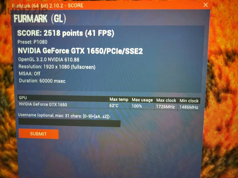 GTX 1650 4GB MSI 1