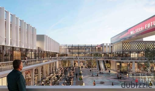 For Sale: 46 sqm office at The Core Mall, Dahshur Link, New Zayed entrance, opposite SODIC Strip Mall & Beverly Hills. 5% down, 8-year installments.
